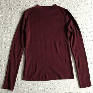 NWOT Oak + Fort mockneck sweater